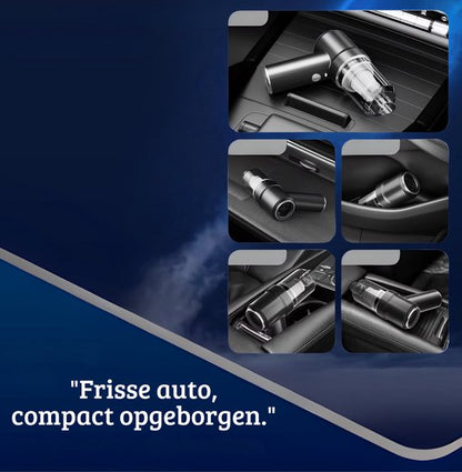 Compacte draadloze handstofzuiger voor auto