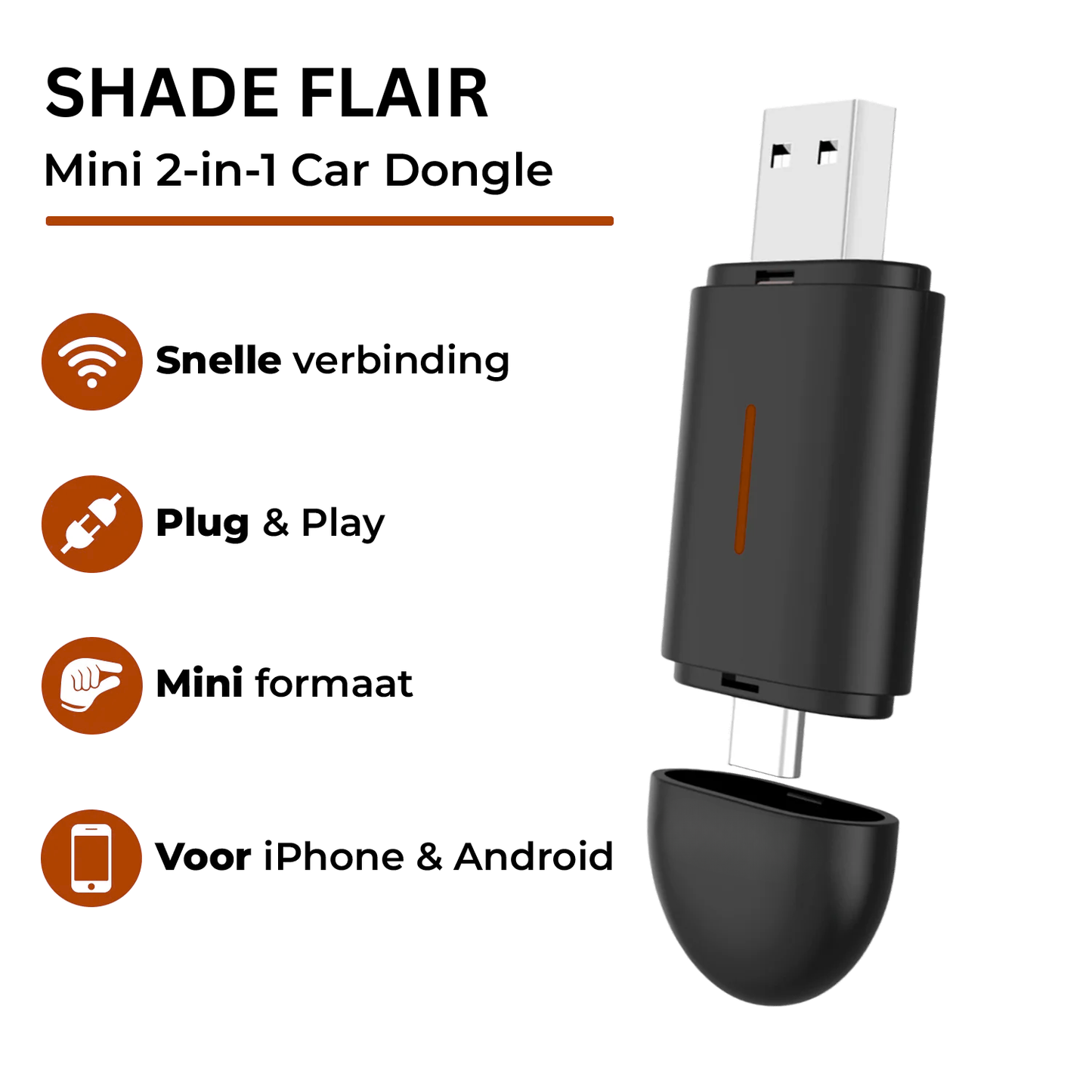 Mini 2-in-1 Car Dongle