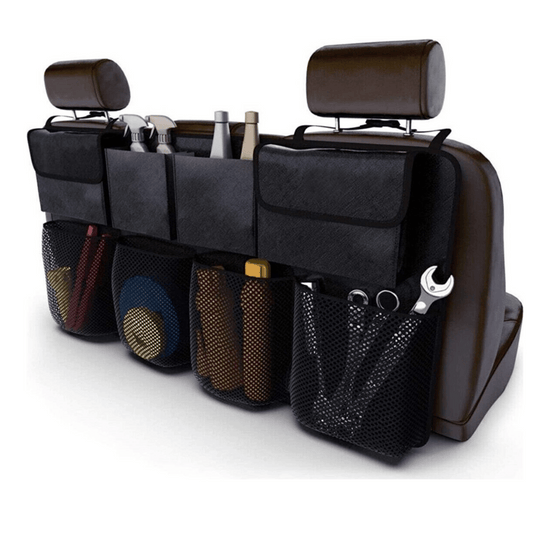 Autostoel en Kofferbak Organizer – 8 Zakken en Verstelbare Riemen