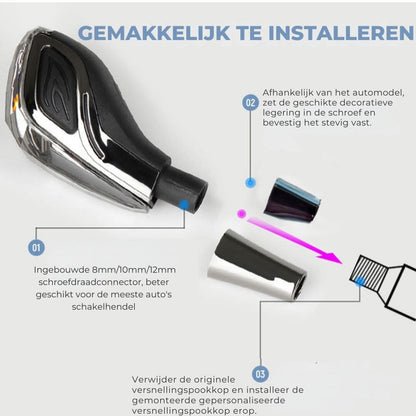 Versnellingspookknop met LED-verlichting