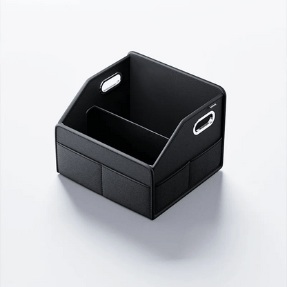 Luxe Opvouwbare Kofferbak Organizer – PU Lederen Opslagbox voor SUV, MPV en Auto's