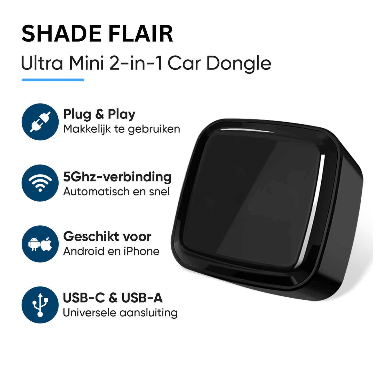 Ultra Mini 2-in-1 Car Dongle