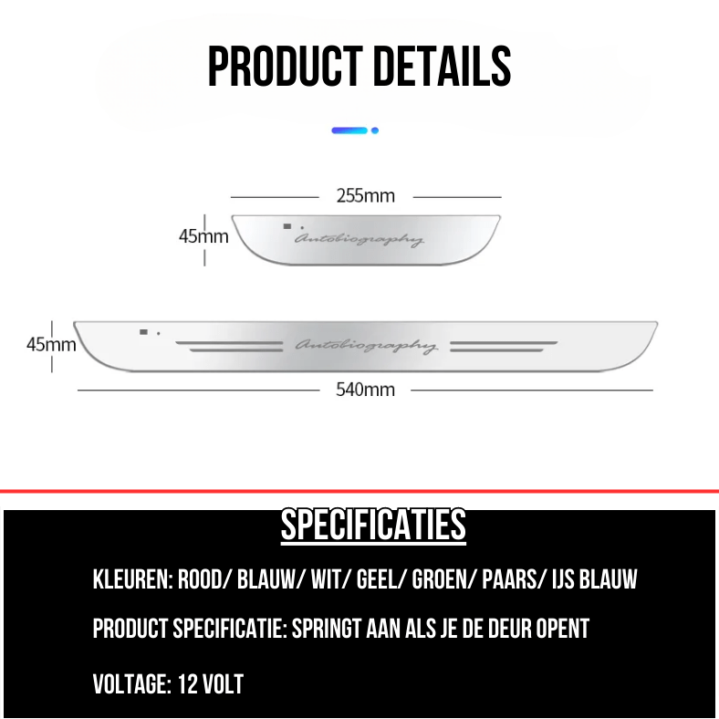 BomCar™ LED Deur Stap 3.0 - ShadeFlair