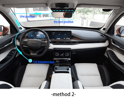 Caméra de tableau de bord FULL HD 1080P avec vision nocturne