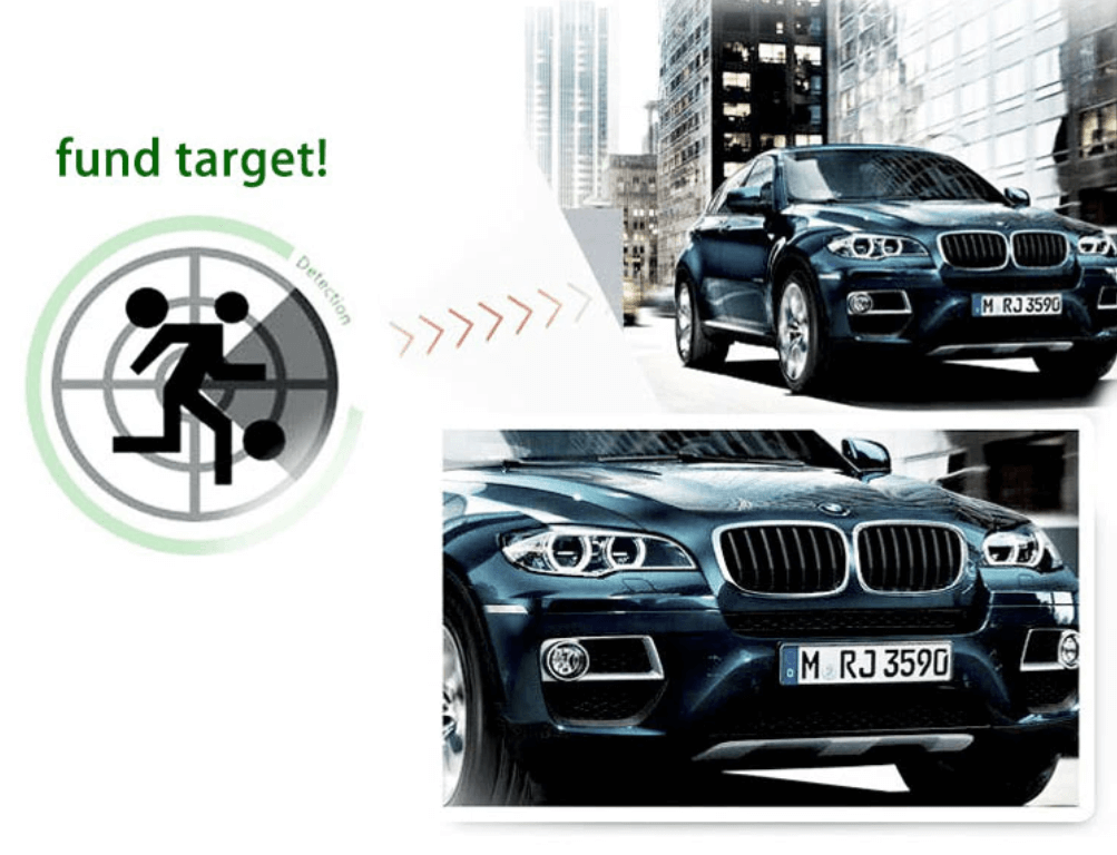 Caméra de tableau de bord FULL HD 1080P avec vision nocturne