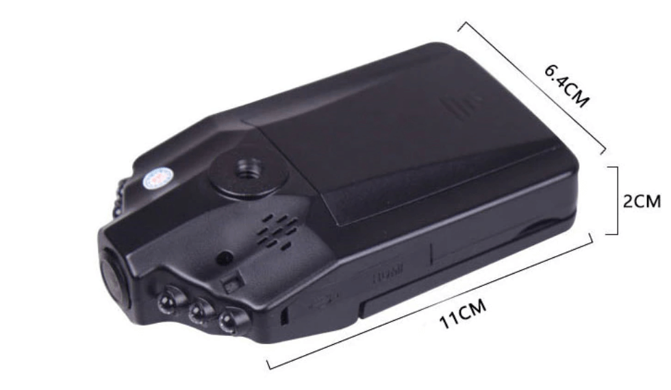 Caméra de tableau de bord FULL HD 1080P avec vision nocturne