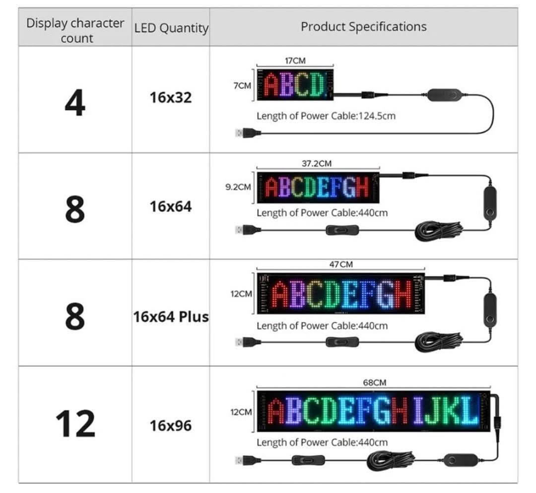 LED-display | Aanpasbaar - ShadeFlair
