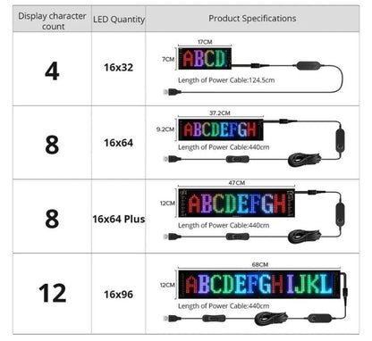 LED-display | Aanpasbaar - ShadeFlair