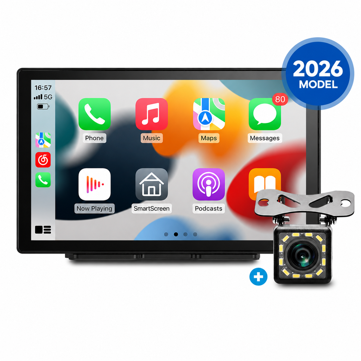 Nitel Navigatiesysteem 9 Inch – Apple CarPlay & Android Auto + Achteruitrijcamera
