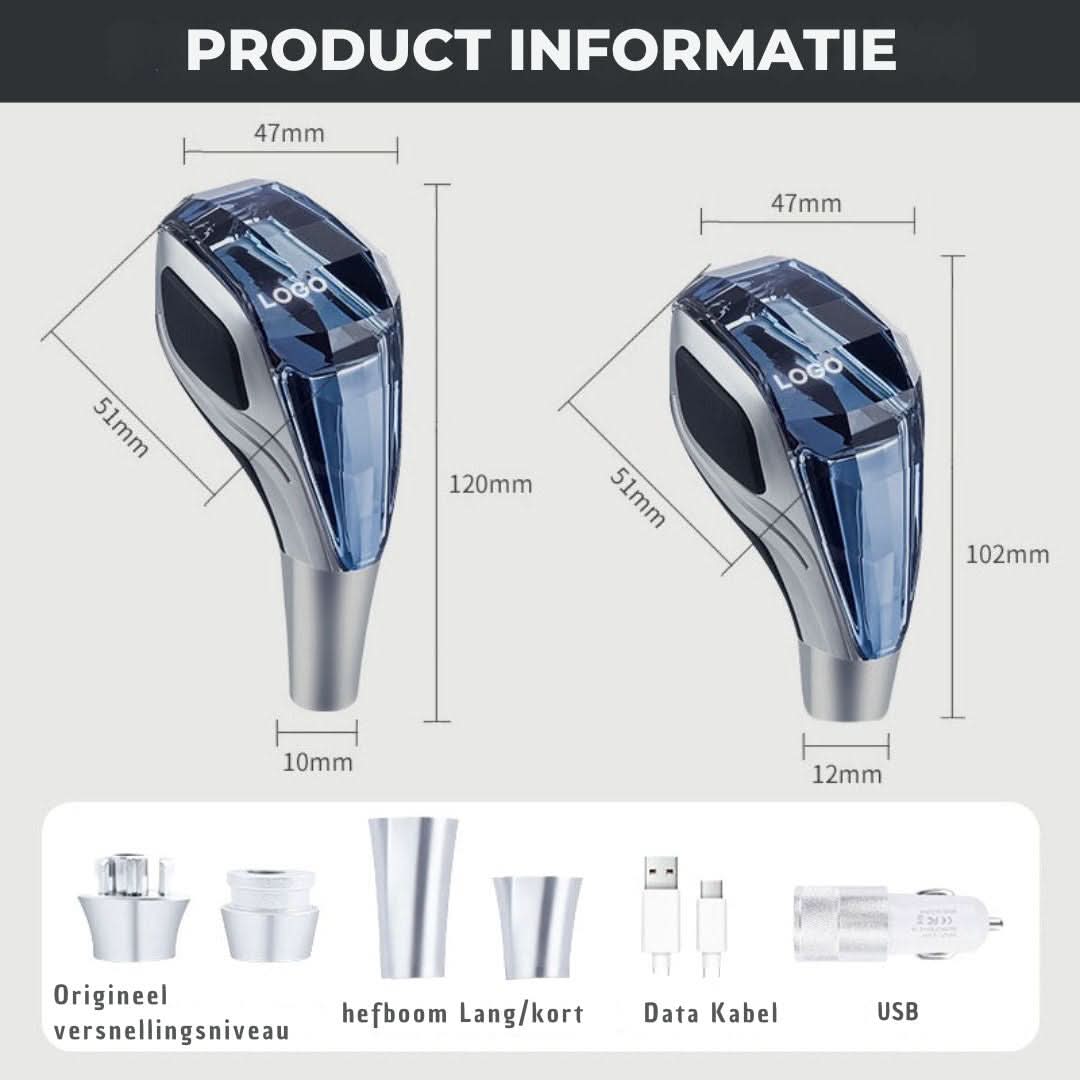 Versnellingspookknop met LED-verlichting