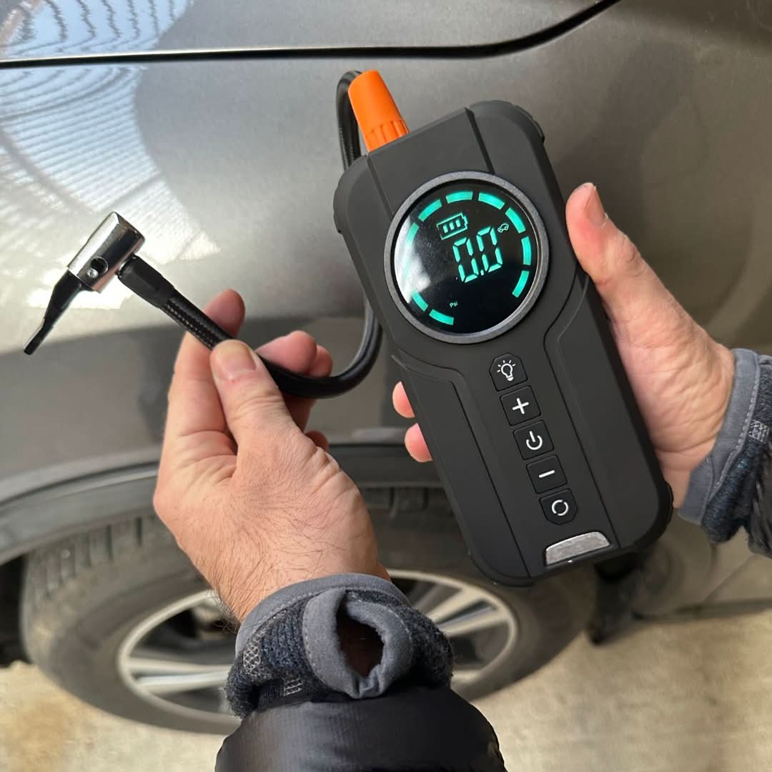 Sparkel | Draagbare inflator & jumpstarter - ShadeFlair